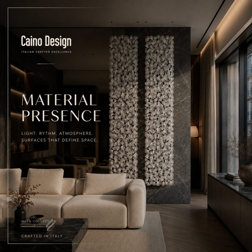Caino Design MePa Ginkgo panel at Clerkenwell Design Week 2026 London